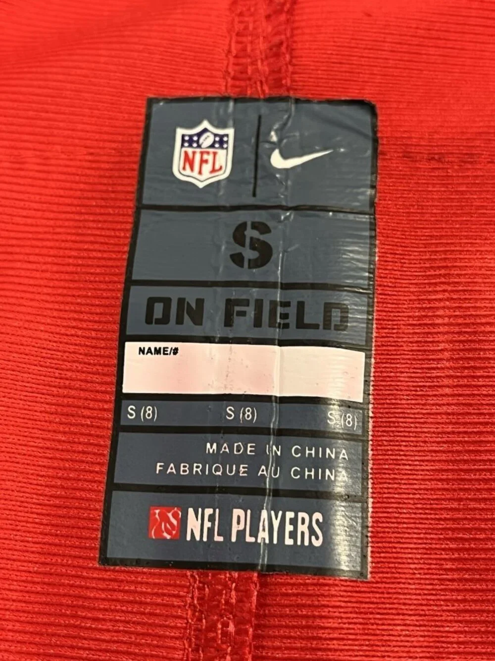 Patrick Mahomes Kansas City Chiefs Nike Jersey Youth Small On Field NFL #15 Red - Picture 9 of 9